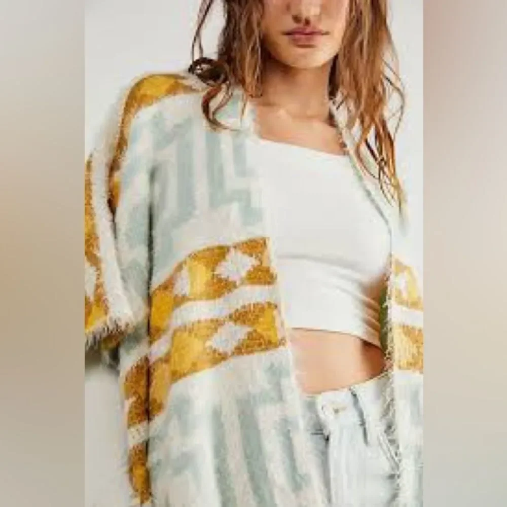 FREE PEOPLE Diamondback Cozy Kimono/ One Size